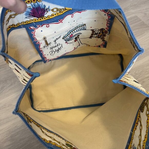 Brighton Holiday Glittering Love Limited Edition Large Canvas Tote Bag - Picture 8 of 9